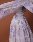 Vintage Orchid Printed Anarkali Suit