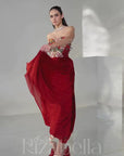 Rosabella Crimson Gown